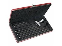 Starrett 440MZ-225RL Micrometer Depth Gage, Ratchet Thimble, 0-225mm Range, 0.01mmMicrometer Depth Gage, Ratchet Thimble, 0-225m