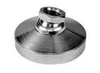 Te-Co 44433 Zinc Plated Leveling Pads, 0.4125" Thread Length, 5/8-11 Thread Size | Industrial Supplies