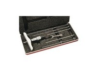 Starrett 445BZ-6RL Micrometer Depth Gage, Ratchet Thimble, 0-6" Range, .001"Micrometer Depth Gage, Ratchet Thimble, 0-6" Range, 