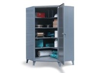 StrongHold 446-COC-244 Heavy Duty Corner Cabinet 48x24x72 4 Shelves