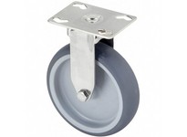 44YU44 BKPXA-TPA 126G Corrosion-Resistant Standard Plate Caster Rigid Thermoplastic Rubber 265 lb