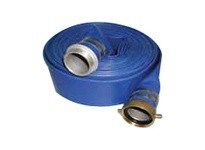 Jason Industrial 4502-1500-050AB, 1-1/2" I.D. 4502 Blue PVC Water Discharge Bulk Hose Assembly