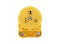 Cooper Eaton 4509AN-BOX Plug Angle 20A 250V 2P3W Vinyl Str Yellow