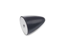 JWWINCO GN453.2-19-25-1/4X20-55 Rubber Bumper Cone, Stainless | Durable Industrial Supplies