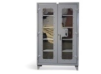 StrongHold 46-LD-244-KP Clear View Cabinet with Keypad 48x24x72 4 Shelves