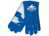 MCR 4602 Weld-A-Beast Blue Side Leather Welder Foam Lining Reinforced Wing Thumb