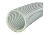 Jason Industrial 4615-0750, 3/4" I.D. Clear/White Helix PVC Water Suction Hose | Durable & Reliable