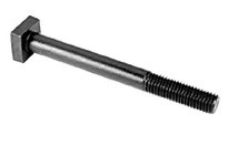 Te-Co 46207 Tugger T-Bolts, 2" Thread Length, 3/8-16 Thread Size, Black Oxide Finish, Medium Carbon Steel Material, 5" Shank Len