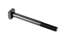 Te-Co 46216 T-Bolt, 1.750" Thread Length, 3/8 Thread Size | Black Oxide Finish