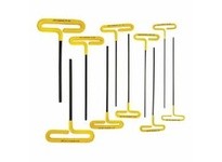 Bondhus 46538 Set 10 Loop Hex T-Handles Cushion Grip 9" Length 3/32-3/8" in Pouch