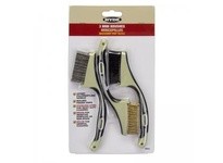 Hyde Tools 46843 MAXXGRIP PRO 3 Small Brush Set | Durable Cleaning Brushes