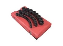 Sunex Tools 4696 3/4" Drive 29pc SAE Standard Impact Socket Set | YarinInd