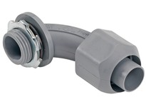 Bridgeport 470-non-metallic liquid tight 1/2" 90 degree non-metallic liquid tight SCREW-ON CON