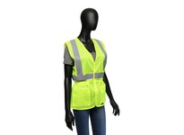 47207/LXL West Chester Hi-Vis Green Fitted Mesh Safety Vest Class 2 Ladies | YarinInd