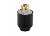 Cooper Eaton 4721NW Plug 15A 125V 2P3W H/L AutoGrip White | YarinInd