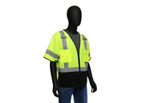 47304/M West Chester Class 2 Hi-Vis Yellow Solid Black Bottom Zipper | YarinInd