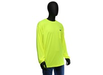 47406/4XL West Chester Non-ANSI Hi-Vis Yellow Long Sleeve T-Shirt