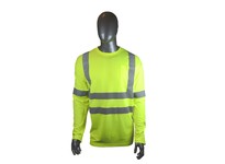 47408/3XL West Chester Class 3 Hi-Vis Yellow Long Sleeve T-Shirt