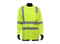47408/XL West Chester Class 3 Hi-Vis Yellow Long Sleeve T-Shirt | Safety Gear