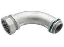 Bridgeport 476-SLT 2-1/2" MALL 90 degree liquid tight connector