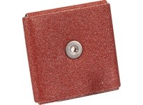 United Abrasives SAIT 48028 Aluminum Oxide Square Pad (Diameter 3" Thick 1/4" Grit 120 Mandrel Size 1/4-20" Max RPM 14, 000 Reco