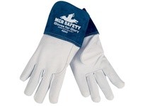 MCR 4850XL Gloves for Glory Premium Grain Goatskin MIG/TIG Sewn w/KEVLAR 4.5 Split Cow Gauntlet Cuff
