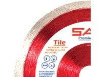 United Abrasives SAIT 48521 Continuous Rim Diamond Blade (Diameter 4-1/2" Thick Arbor .060" 5/8" Max RPM 13300)