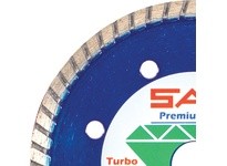 United Abrasives SAIT 48704 Serrated Rim Diamond Blade TURBO CE Premium | 7" Diameter