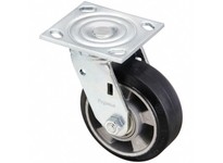 490V81 P21S-ALEV 127K-15-WB Standard Plate Caster Swivel Rubber 550 lb 4 15/16 in Wheel Dia