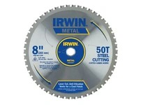 IRWIN 4935557 8" x 50T Ferrous Steel 5/8" Arbor