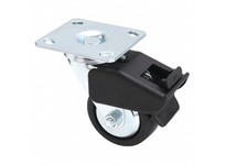 4HXL1 Debris-Resistant Standard Plate Caster Swivel Polyolefin 600 lb 4 in Wheel Dia
