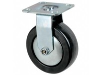 4HXN6 Debris-Resistant Standard Plate Caster Rigid Phenolic | 600 lb Capacity