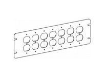 Orbit 4M7-DR 7-GANG SWITCH BOX COVER - DUPLEX