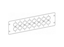 Orbit 4M8-DR 8-GANG SWITCH BOX COVER - DUPLEX