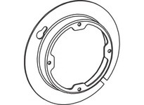 Orbit 4R058 4 OCT. BOX STEEL COVER 5/8 RAISED OPEN | YarinInd