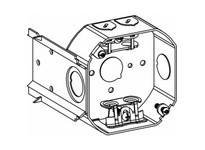 Orbit 4RB-MC-LB 4 OCT. STEEL MC BOX 1-1/2 + L BRACKET