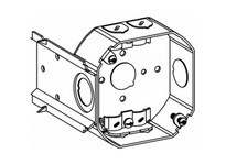 Orbit 4RB-NM-LB 4 OCT. STEEL NM BOX 1-1/2 + L BRACKET