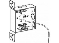 Orbit 4SB-MC-FB-PT 4 SQ. BOX 1-1/2 DEEP MC CLAMPS FB BRACKET WITH PIGTAIL