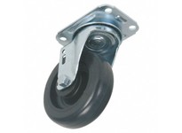 4X694 Standard Plate Caster Swivel Polyolefin 175 lb | Durable 3 in Wheel