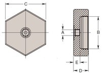 500181 FEEDER CAP FOR 4-000LB. WORK SUPPOR