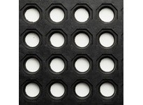 NoTrax 501S0033BL Rubber Modular 501 Cushion Connect 3X3 Black | Durable Mats