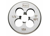 IRWIN 502101 DIE 1/8"-27NPT 1" RD ADJ