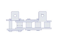 HKK RC050RA1E3 HKK 50R W/A-1 EVERY 3RD 1-1/2" pitch (price per foot, sold in boxes of 10 feet)50R With A-1 Every 3rd Pitch