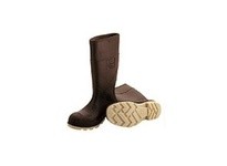 Tingley 51144-6 BETTER GRADE PVC KNEE BOOTS 15 Plain Toe - Brown/Crepe Size 6 | Durable Work Boots