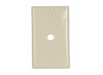 Cooper Eaton 5128V-BOX Wallplate 1G W/.375" Hole Nylon Ivory