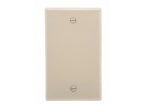 Cooper Eaton 5129LA Wallplate 1G Blank Box Mnt Nylon Light Almond