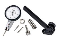 Mitutoyo 513-403-10T 513 Anti-Magnet Horizontal Standard Dial Test Indicator 0.008 in Measuring 0 to 4 to 0 Dial Reading Graduat