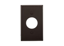 Cooper Eaton 5131B-BOX Wallplate 1G Single Receptacle Nylon Brown | YarinInd