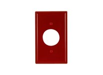 Cooper Eaton 5131RD-BOX Wallplate 1G Single Receptacle Nylon Red | Durable & Reliable