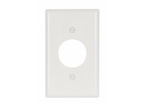 Cooper Eaton 5131W-BOX Wallplate 1G Single Receptacle Nylon White